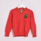 Sweater escote V Alemán Red