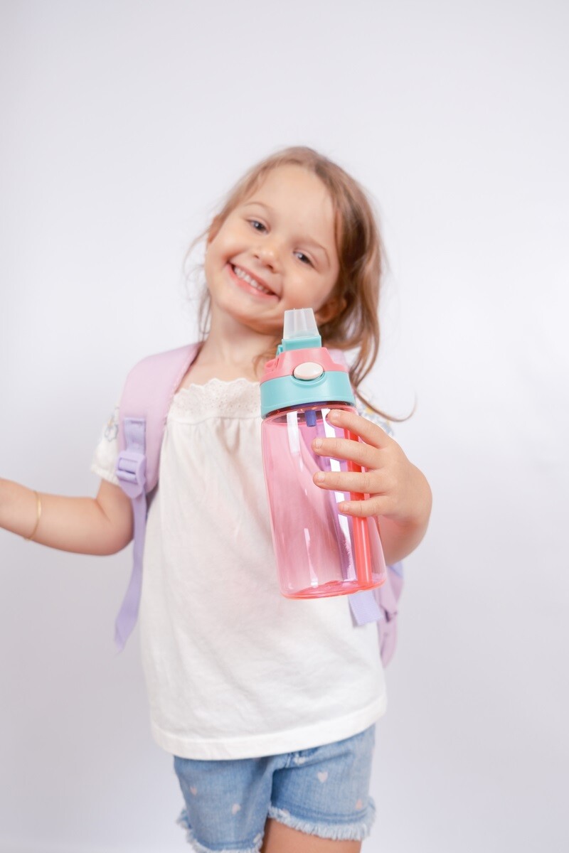 Botella de agua infantil Rosa