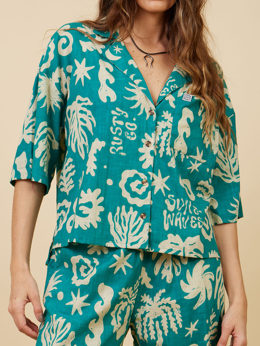 CAMISA NAHUAL RUSTY - Verde 