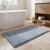 Alfombra Baño con Pelo Largo Home Class 40 x 60 cm CELESTE