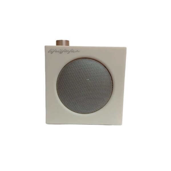 Parlante cuadrado beige