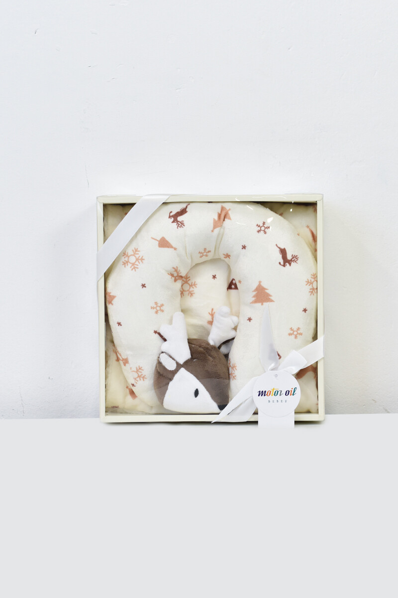 Manta con almohadilla para beb� - Ciervo 