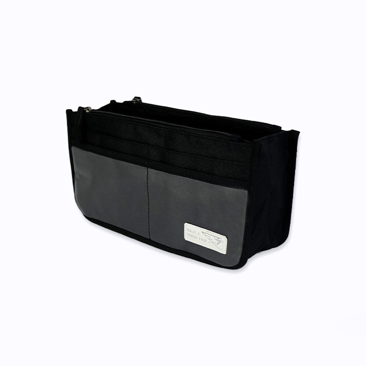 NECESER NEGRO P/VIAJE 27.5X9.5X15.5CM 