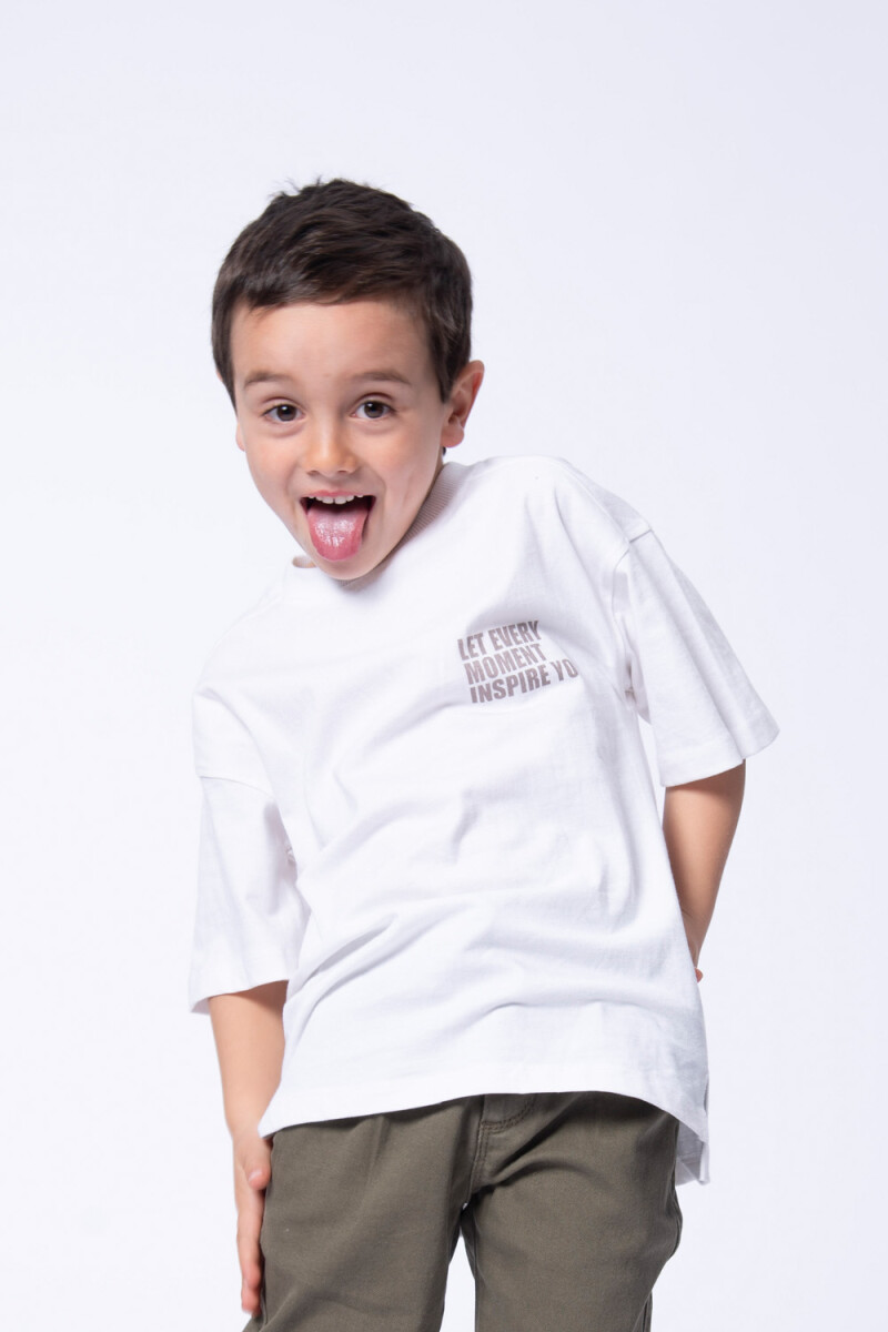 Remera estampa spiderman Inspire You Blanca