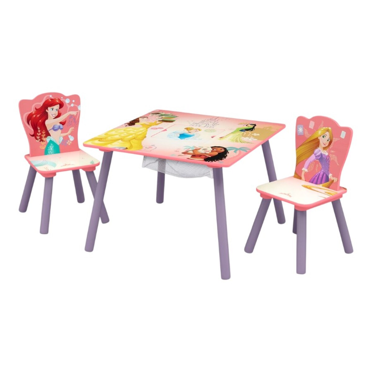 Juego De Mesa Con 2 Sillas Princesas 