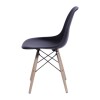 Silla Eames DKR Base En Madera Negra Silla Eames DKR Base En Madera Negra