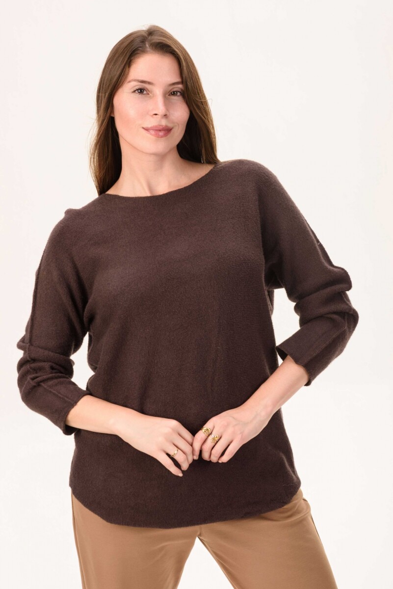 Sweater luna - Marron 