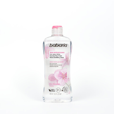 Agua micelar 400 ml Babaria Rosa mosqueta