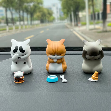 Mini gatitos emociones decorativos para regalo o colección Sc