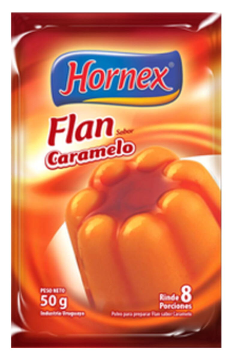 FLAN HORNEX 50G 8P CARAMELO 