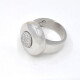 Anillo En Oro Blanco 18K Con Brillantes Centrales Anillo En Oro Blanco 18K Con Brillantes Centrales