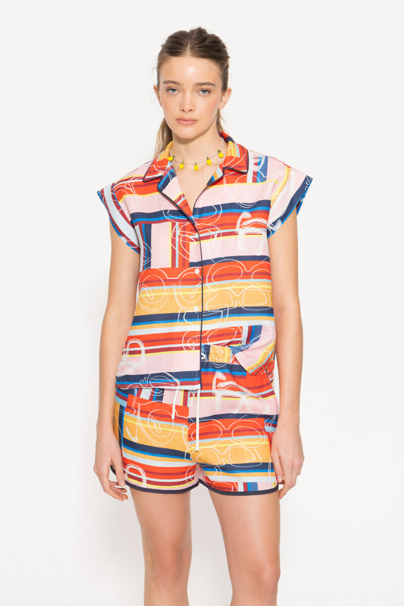 SHORT GLASS Multicolor