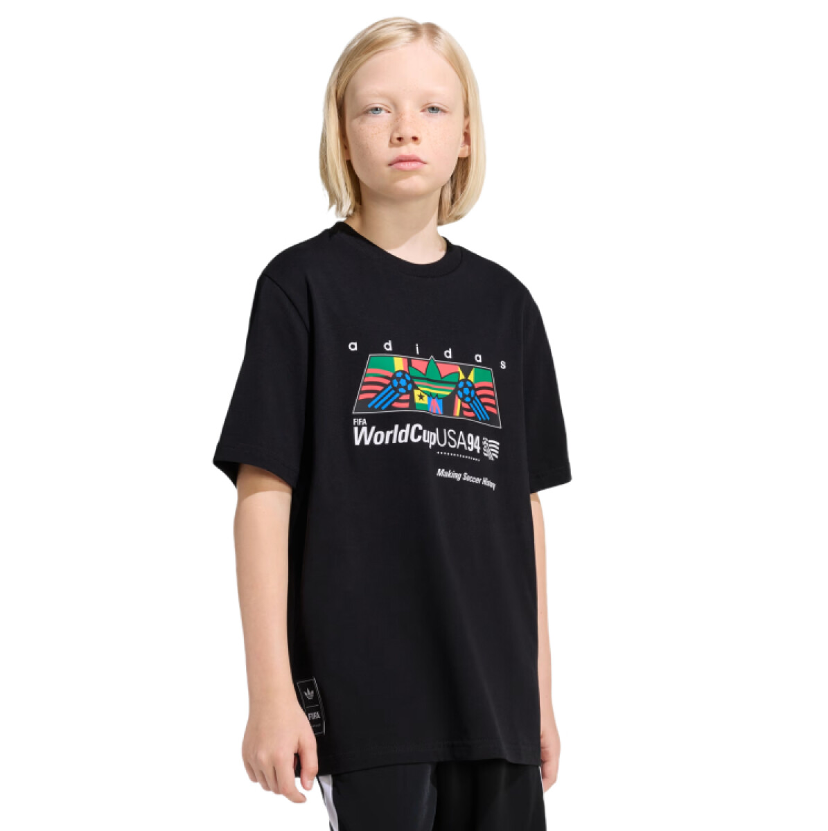 Remera Adidas Lo Gfx Niño - Negro 