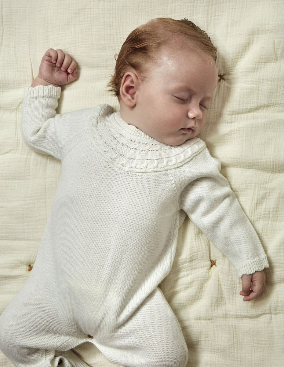 Pelele Con Ochos Y Cuello - Tostado 