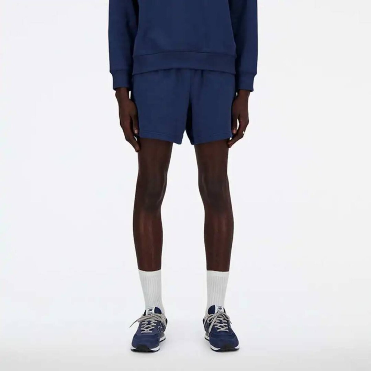 Short Athletics French Terry 5'' de Hombre - Azul 