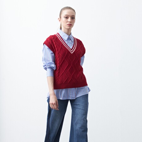 CHALECO ANTLIA Rojo Oscuro