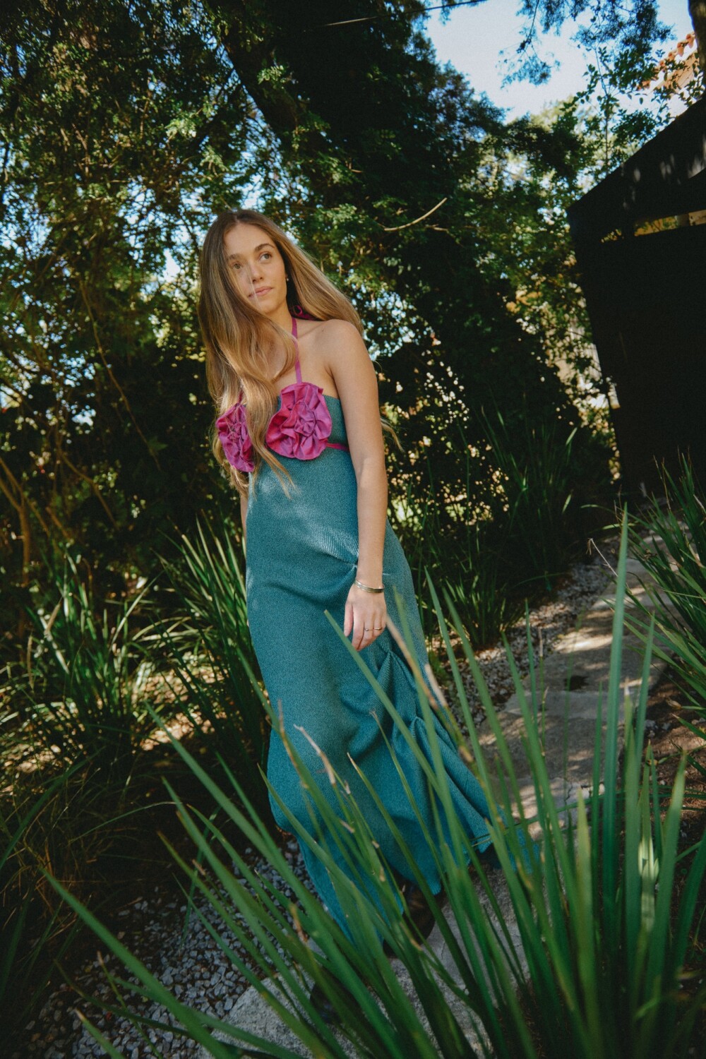 Iconic Dress Fucsia / Petróleo