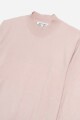 Sweater media polera con puños ROSA