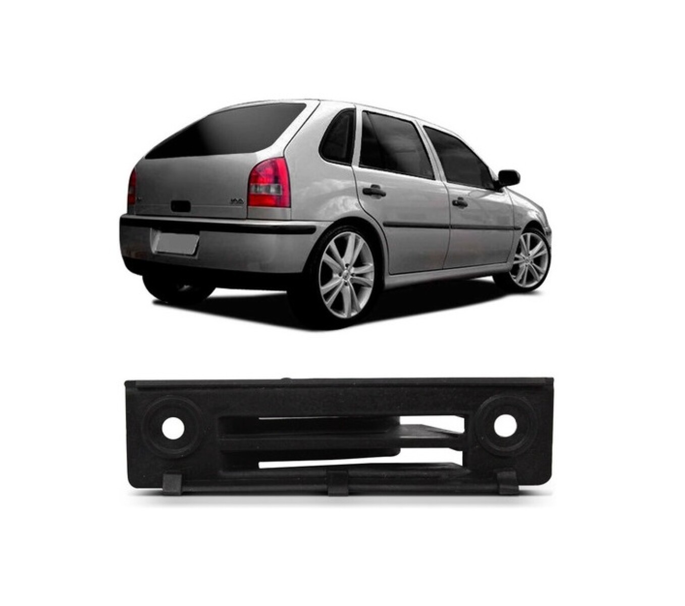 SOPORTE DE PARAGOLPE TRASERO DERECHO GOL G3 