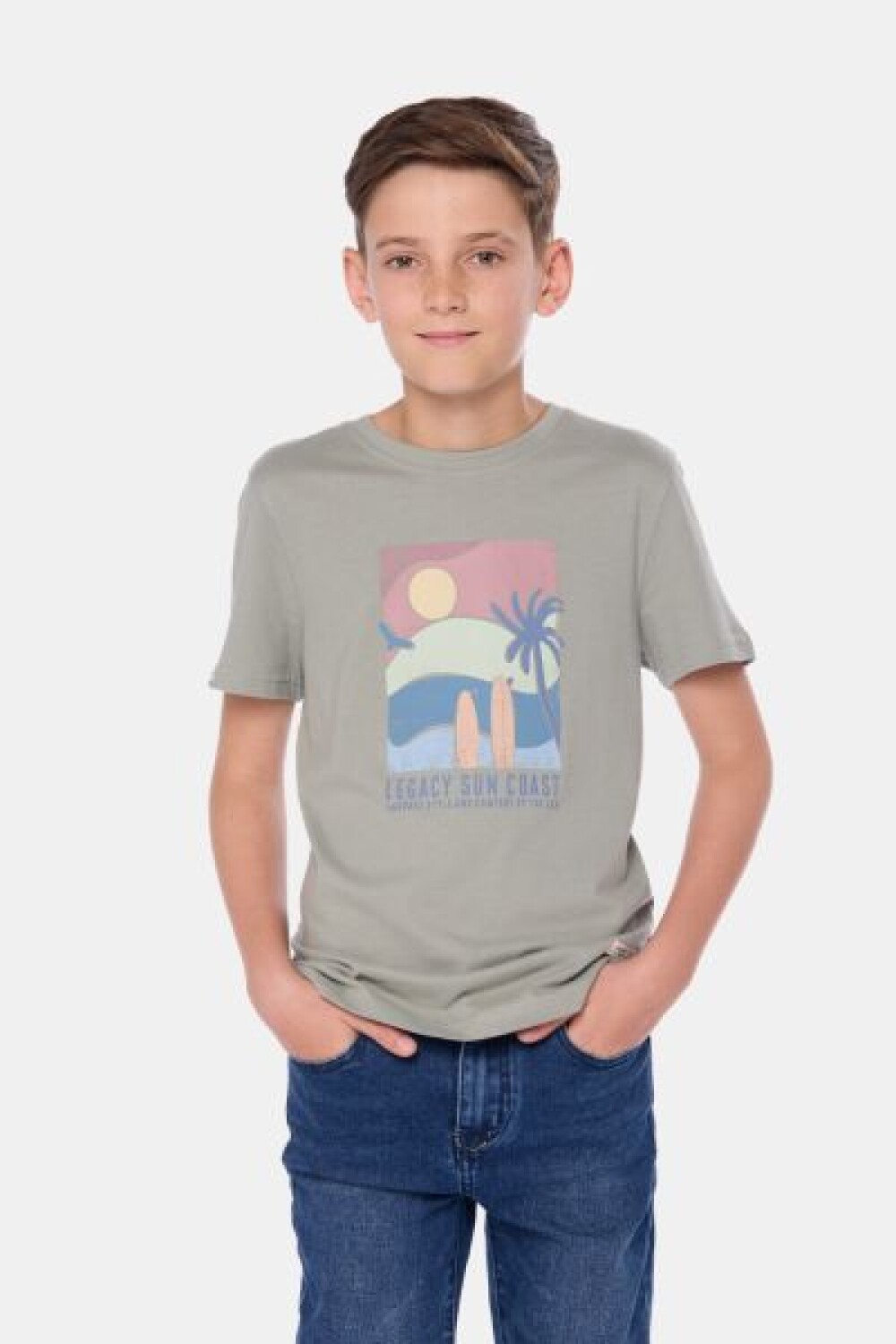 REMERA ESTAMPADA Verde