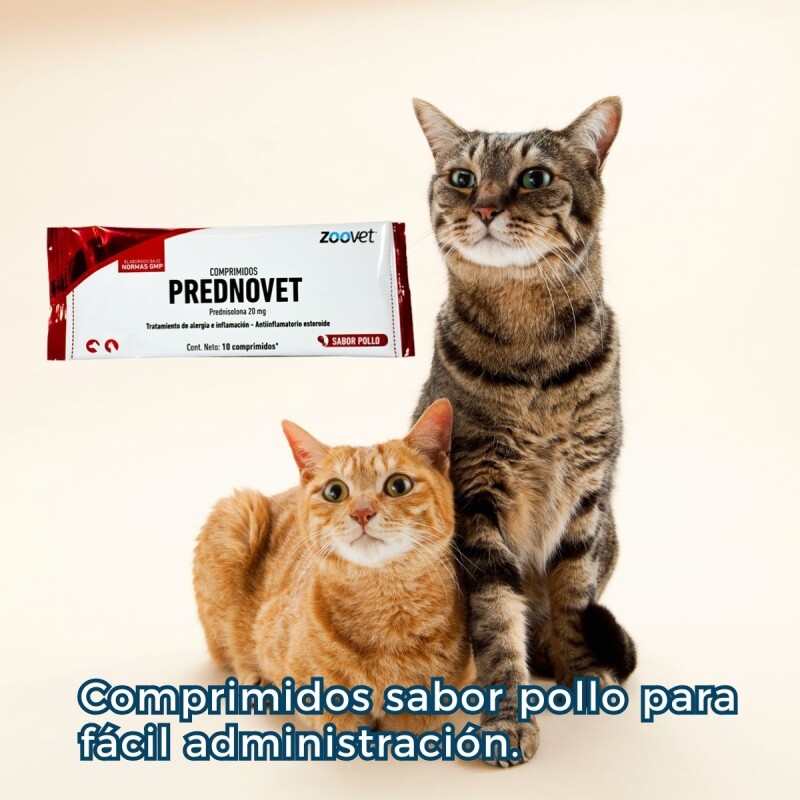 PREDNOVET 20 MG X 10 COMPRIMIDOS SABOR POLLO PREDNOVET 20 MG X 10 COMPRIMIDOS SABOR POLLO