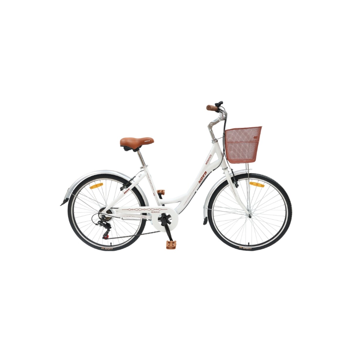 Bicicleta de Dama Monaco Rodado 26 - Blanco 