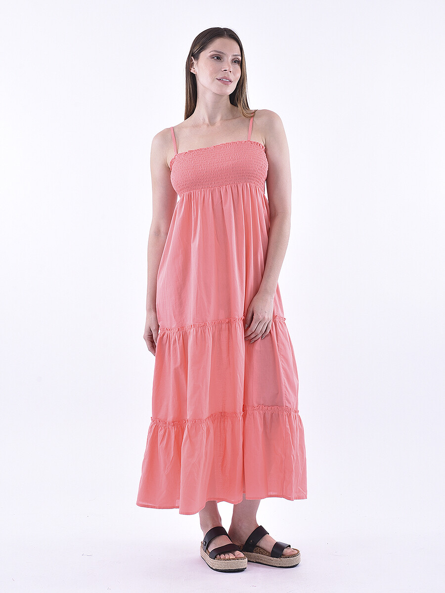VESTIDO AGRA - CORAL 