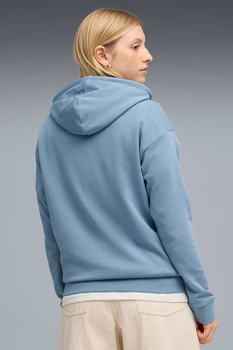 CANGURO PUMA DAMA CLASS RELAXED HOODIE Celeste