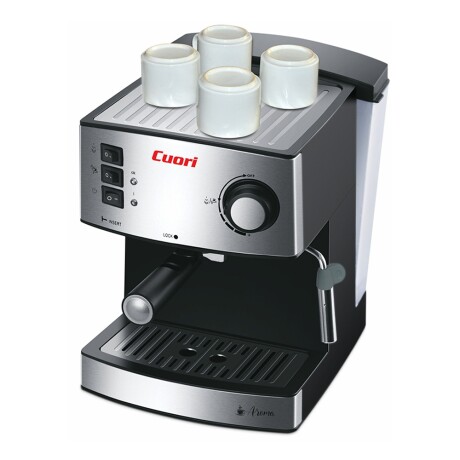 Cafetera Express Cuori Con Bomba Presión 15 Bares 1.6Lts Negro/plateado