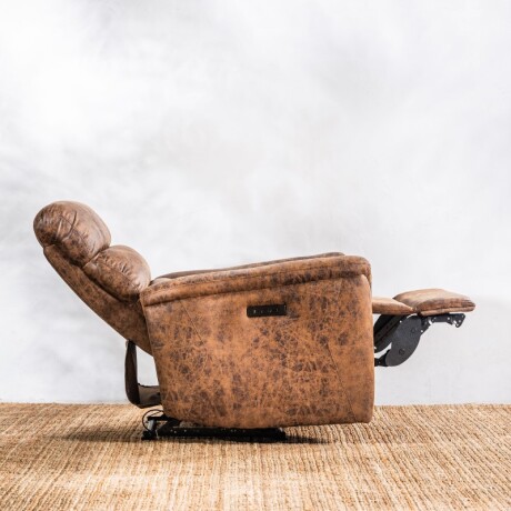 Sillón Reclinable 1 Cuerpo Benson Choco Chocolate