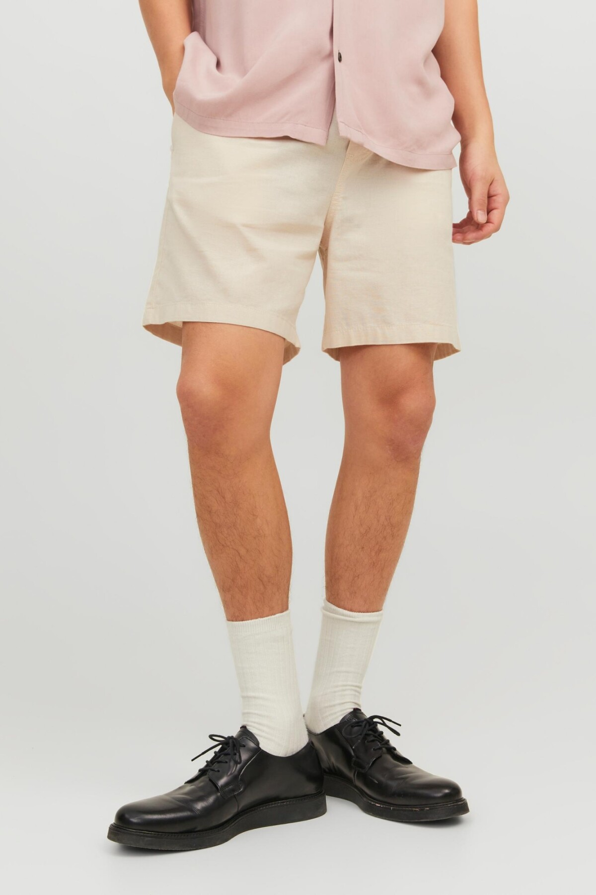 Short Jeff Jogger 100% Lino Moonbeam