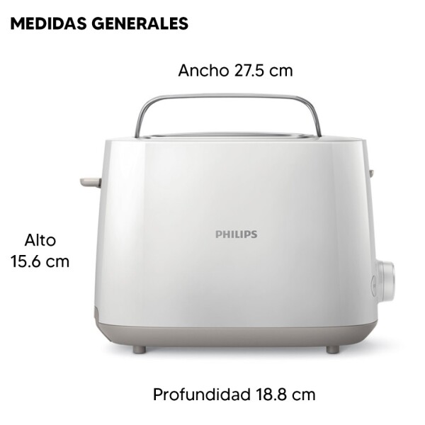 Tostadora Philips Hd2581/00 TOSTADORA PHILIPS HD2581/00