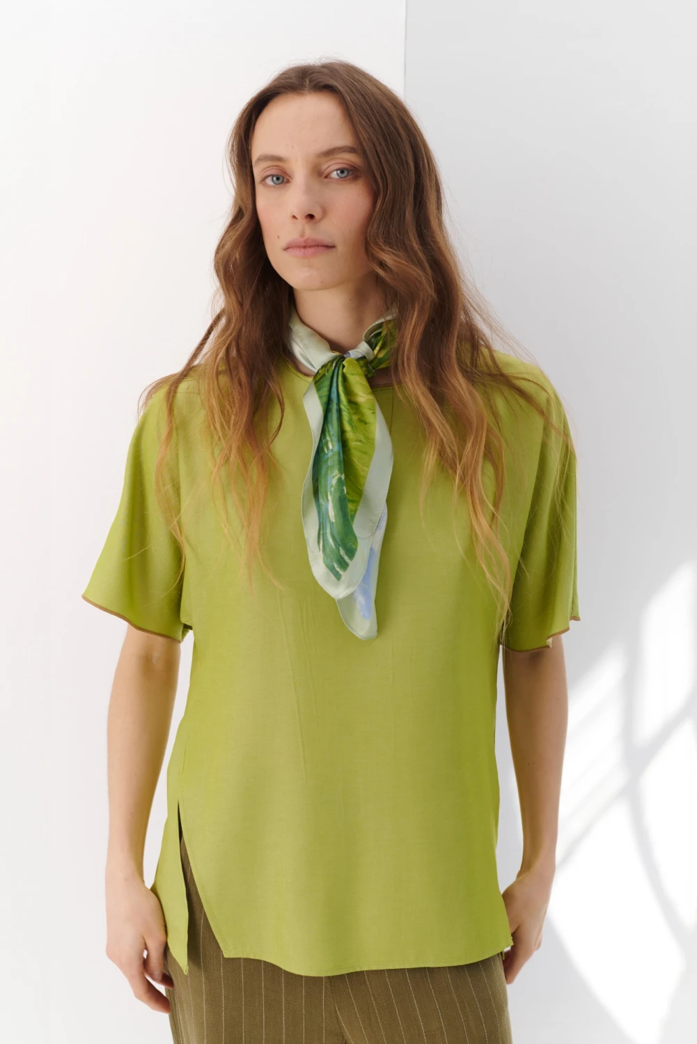 BLUSA TENCEL SOFT verde 3