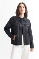 Campera de jean - UNISEX NEGRO