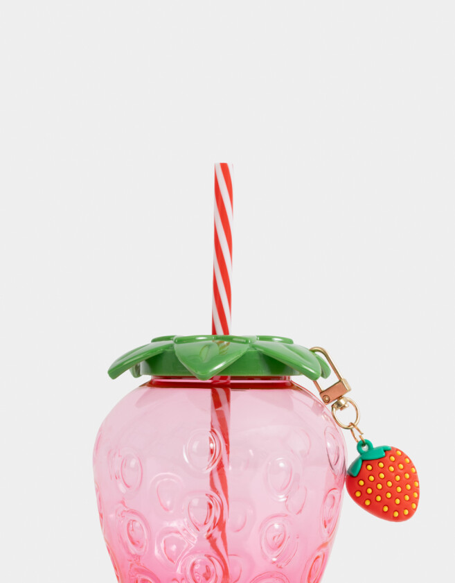 Artículos cocina Lúdico Vaso Plástico Frutilla - Rojo Frutilla