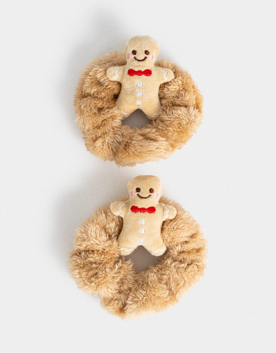 Set De Scrunchies Navideñas 