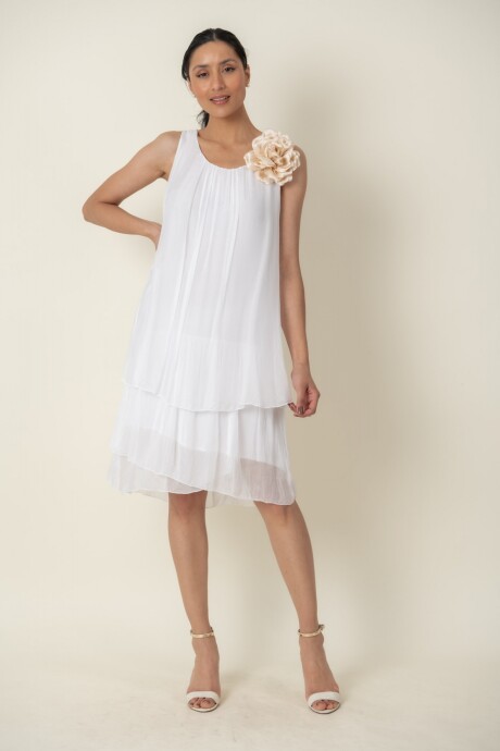 VESTIDO AMAPOLA Blanco