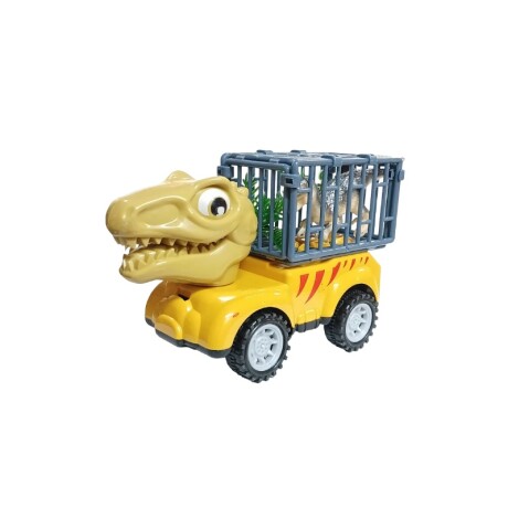 Juguete auto dino amarillo