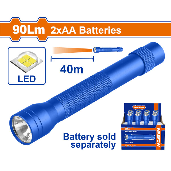 LINTERNA 90LM 2XAA WADFOW WFL2J05 LINTERNA 90LM 2XAA WADFOW WFL2J05