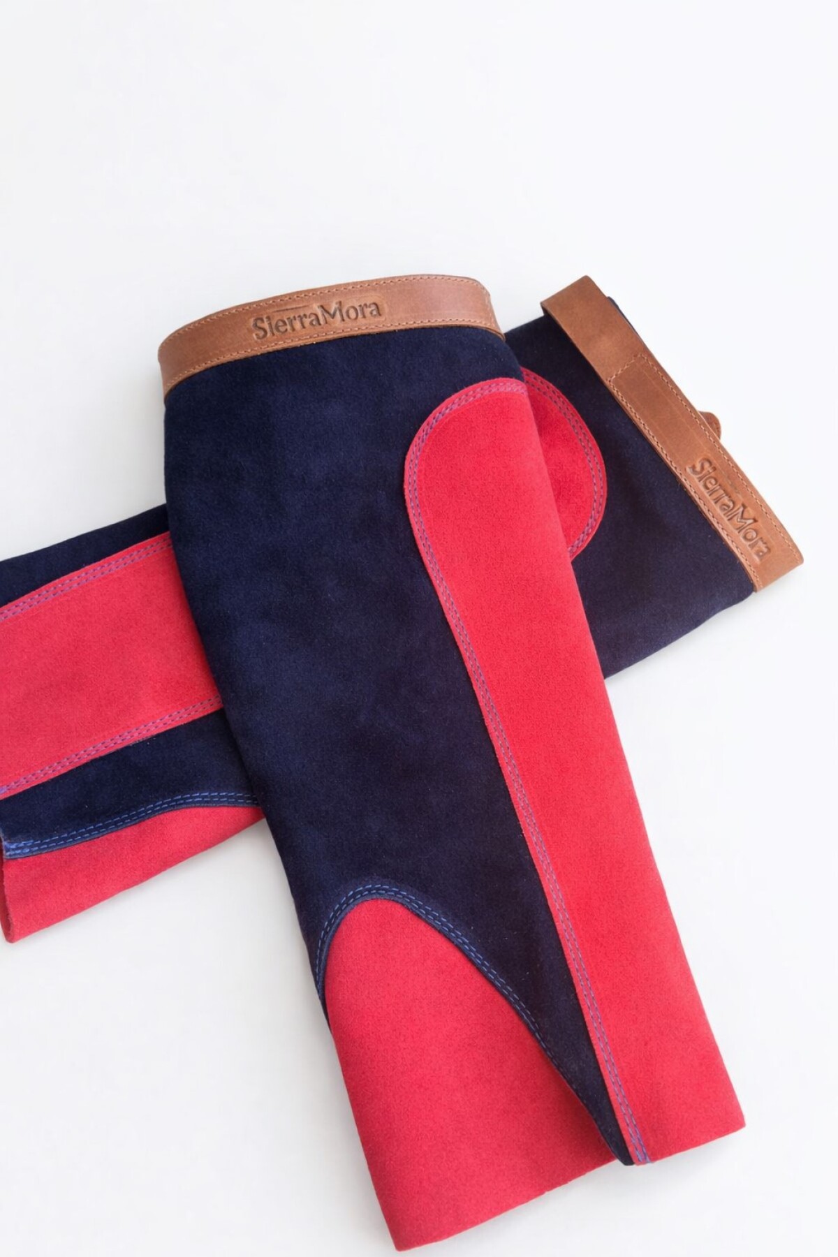 Polainas Combinadas Azul Marino / Coral