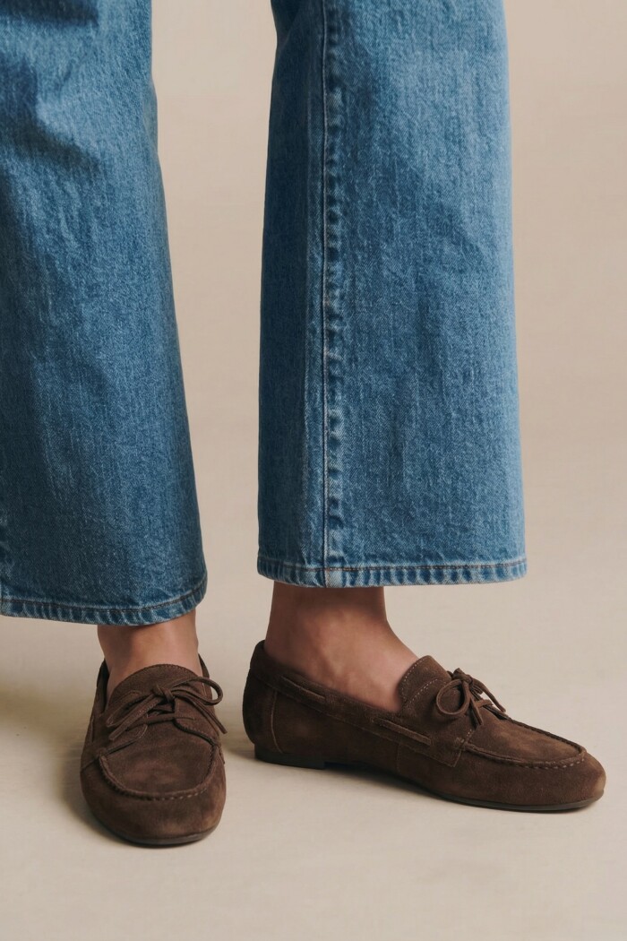 Mocasin Gamuza Chocolate