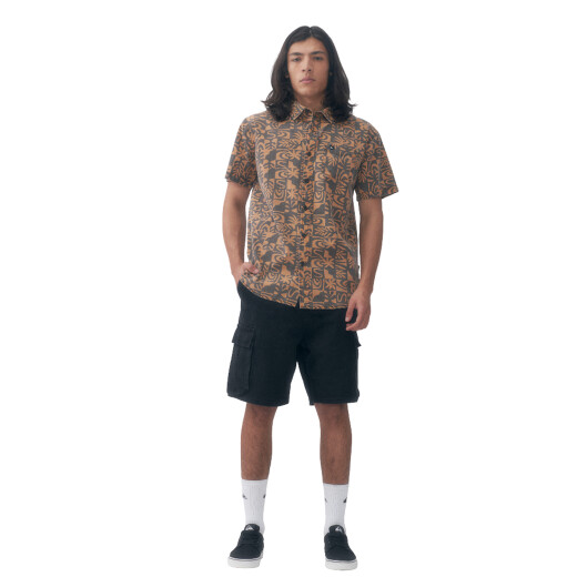 Camisa Quiksilver Alan - Multicolor Camisa Quiksilver Alan - Multicolor