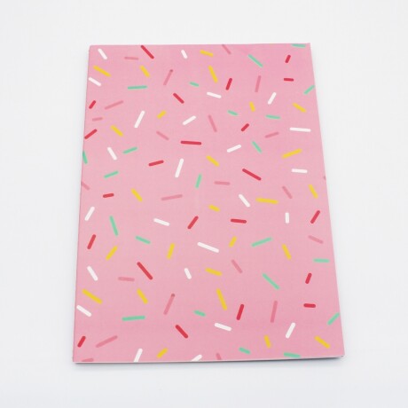 Cuaderno helados A4 rosa