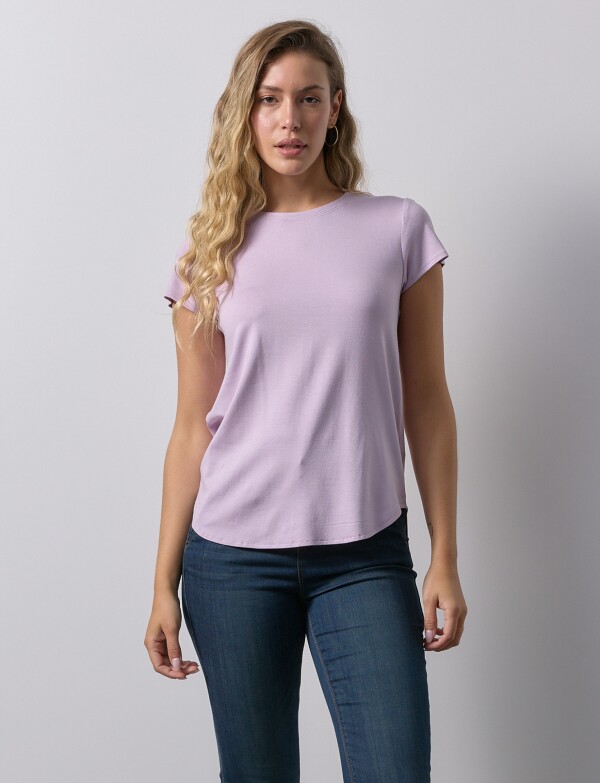 Remera Basica LAVANDA