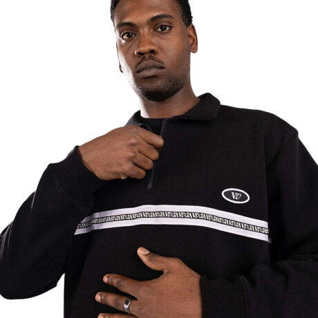 Buzo Rivvia Social Member 1/4 Zip Negro