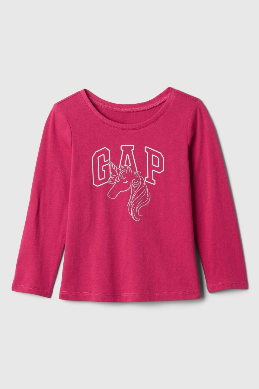 Remera Gráfico Toddler Niña Vivacious Pink 19-2045