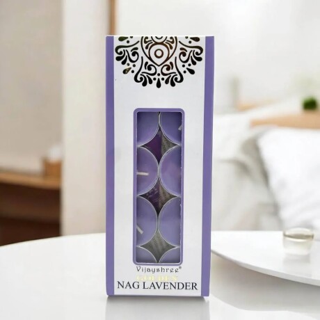 Vela x10 Aromática Golden Nag Lavander