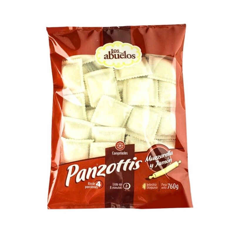 Panzottis de Muzzarella y Jamón Los Abuelos - 760 g Panzottis de Muzzarella y Jamón Los Abuelos - 760 g