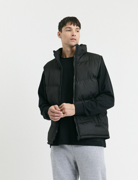 300212 CHALECO HARRINGTON URBAN Negro