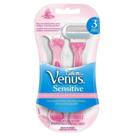 MAQUINA VENUS GILLETTE SENSITIVE X 2 UNIDADES MAQUINA VENUS GILLETTE SENSITIVE X 2 UNIDADES